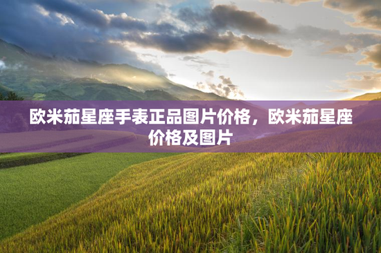 欧米茄星座手表正品图片价格，欧米茄星座价格及图片