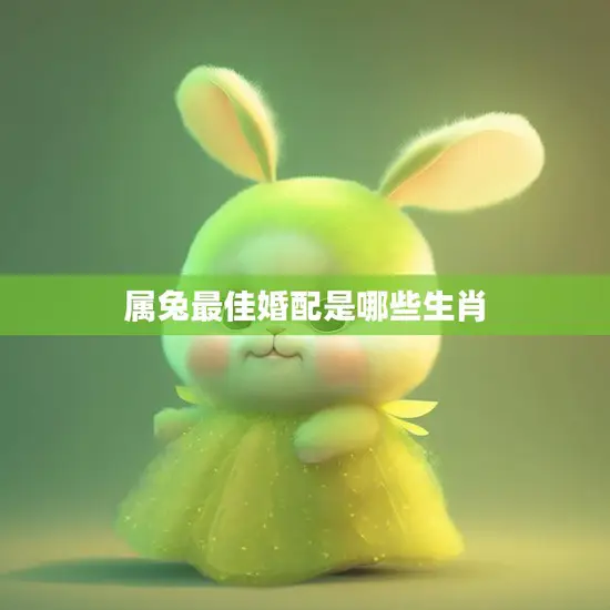 属兔最佳婚配是哪些生肖(完美匹配幸福长存)