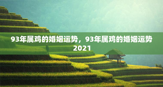 93年属鸡的婚姻运势，93年属鸡的婚姻运势2021