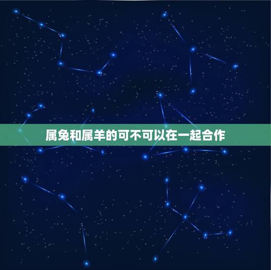 属兔和属羊的可不可以在一起合作(讨论生肖配对与合作关系) 属兔和属羊的可不可以在一起合作(讨论生肖配对与合作关系)