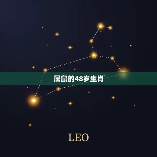 属鼠的48岁生肖