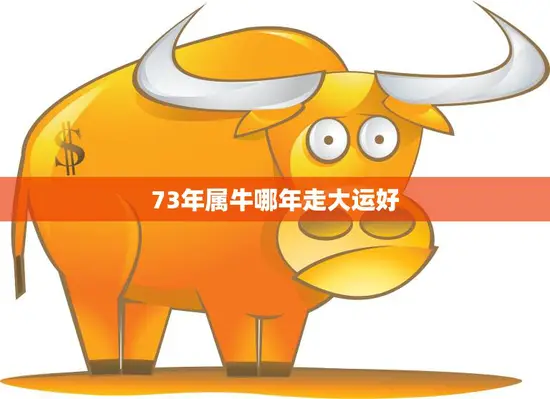 73年属牛哪年走大运好(解析如何把握属牛人的运势)