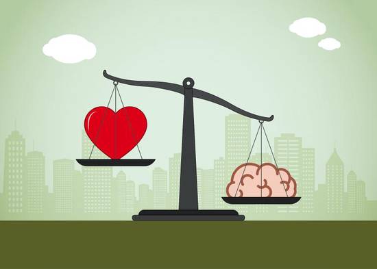 天秤座水墨运势图