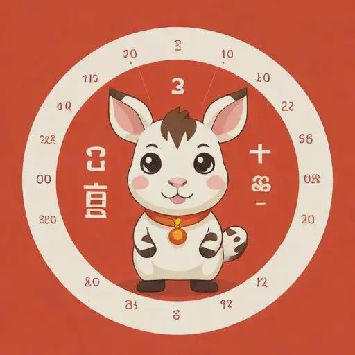 十二生肖顺序表2025年图片：生肖年份对照表