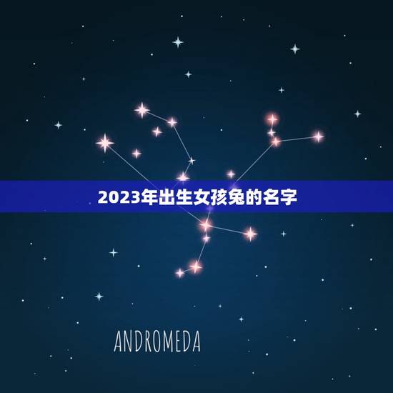 2023年出生女孩兔的名字(五个精选兔宝宝名字)
