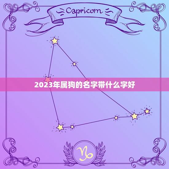 2023年属狗的名字带什么字好(如何选择字眼) 2023年属狗的名字带什么字好(如何选择字眼)