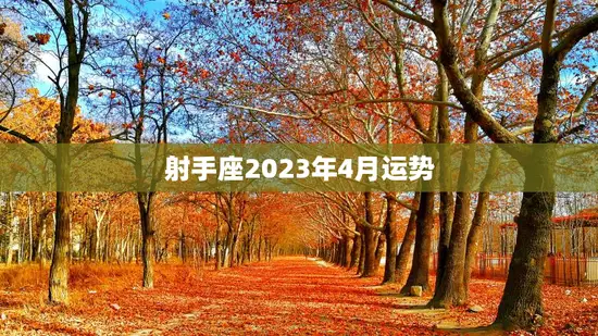 射手座2023年4月运势