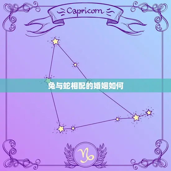 兔与蛇相配的婚姻如何