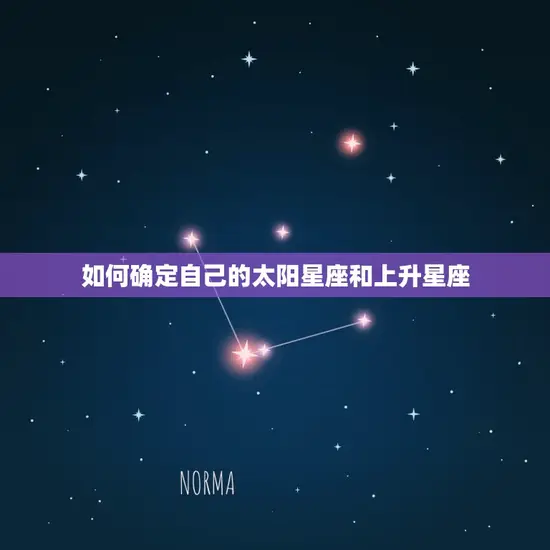 如何确定自己的太阳星座和上升星座