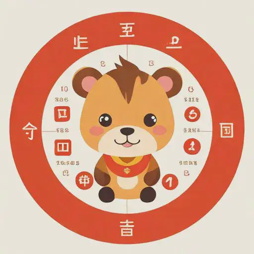 十二生肖顺序表2025年图片：生肖年份对照表