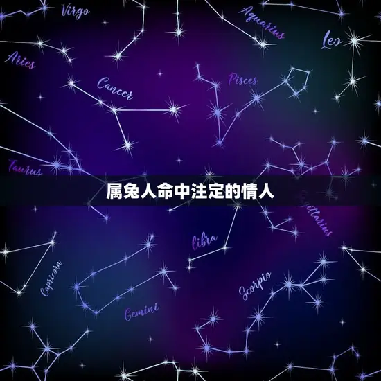 属兔人命中注定的情人