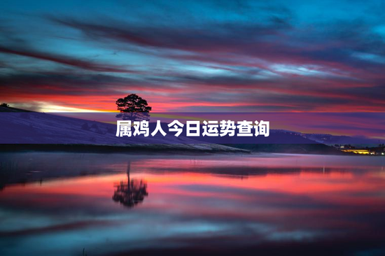 属鸡人今日运势查询