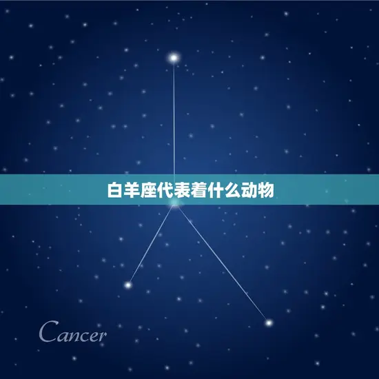 白羊座代表着什么动物