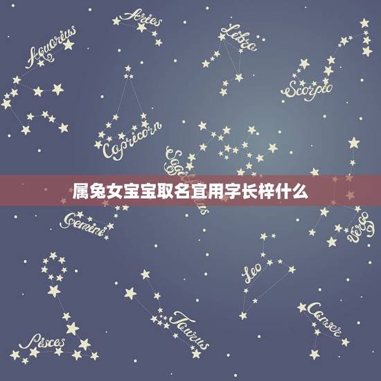 属兔女宝宝取名宜用字长梓什么(关于兔宝宝起名的建议)