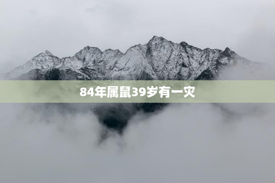 84年属鼠39岁有一灾,84年属鼠39岁有一灾2022 84年属鼠39岁有一灾,84年属鼠39岁有一灾2022