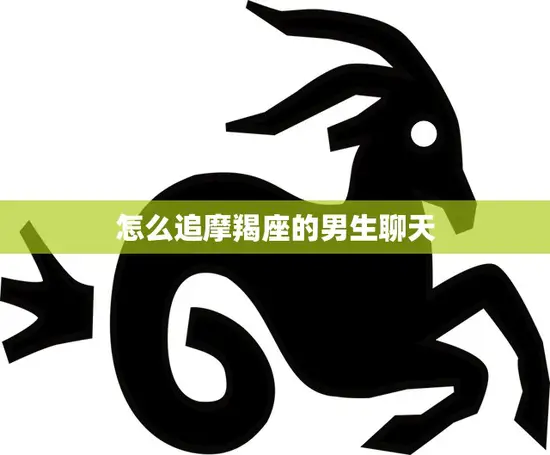 怎么追摩羯座的男生聊天(成功攻略分享)