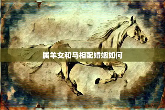 属羊女和马相配婚姻如何(幸福美满的秘诀) 属羊女和马相配婚姻如何(幸福美满的秘诀)