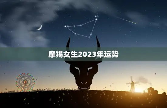 摩羯女生2023年运势(事业顺遂感情有波折)