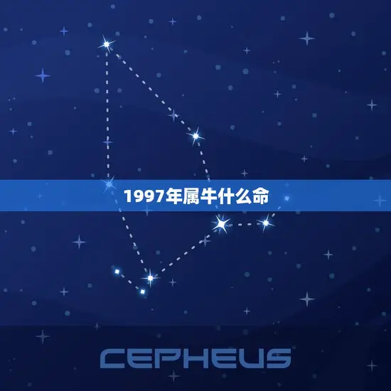 1997年属牛什么命 1997年属牛什么命