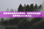 免费算命最准的免费网站，免费算命最准的免费网站2023生肖运