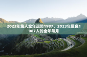 2023年兔人全年运势1987，2023年属兔1987人的全年每月