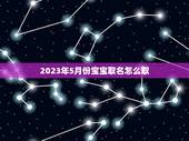 2023年5月份宝宝取名怎么取(关于宝宝取名的一些建议)