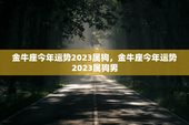 金牛座今年运势2023属狗，金牛座今年运势2023属狗男