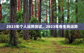 2023年个人运势测试，2023年各生肖运势