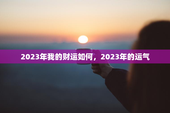 2023年我的财运如何，2023年的运气