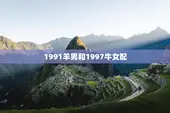 1991羊男和1997牛女配，1991羊男和1997牛女配怎样化解