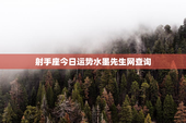 射手座今日运势水墨先生网查询，射手座今日运势查询非常运势网