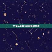 75兔人2023年运势早知道(根据生肖和星座预测运势)