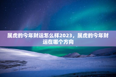 属虎的今年财运怎么样2023，属虎的今年财运在哪个方向