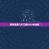 算命免费几斤几两2023年运程(介绍你的未来运势如何)