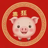 属猪人2025年运势的化解方法：2025年属猪冲太岁符